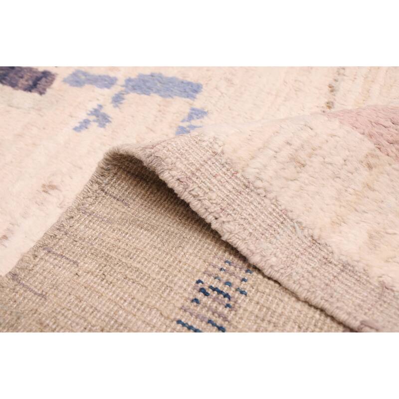 ECARPETGALLERY Hand-knotted Pak Finest Marrakesh Ivory Wool Rug - 8'1 x 10'0