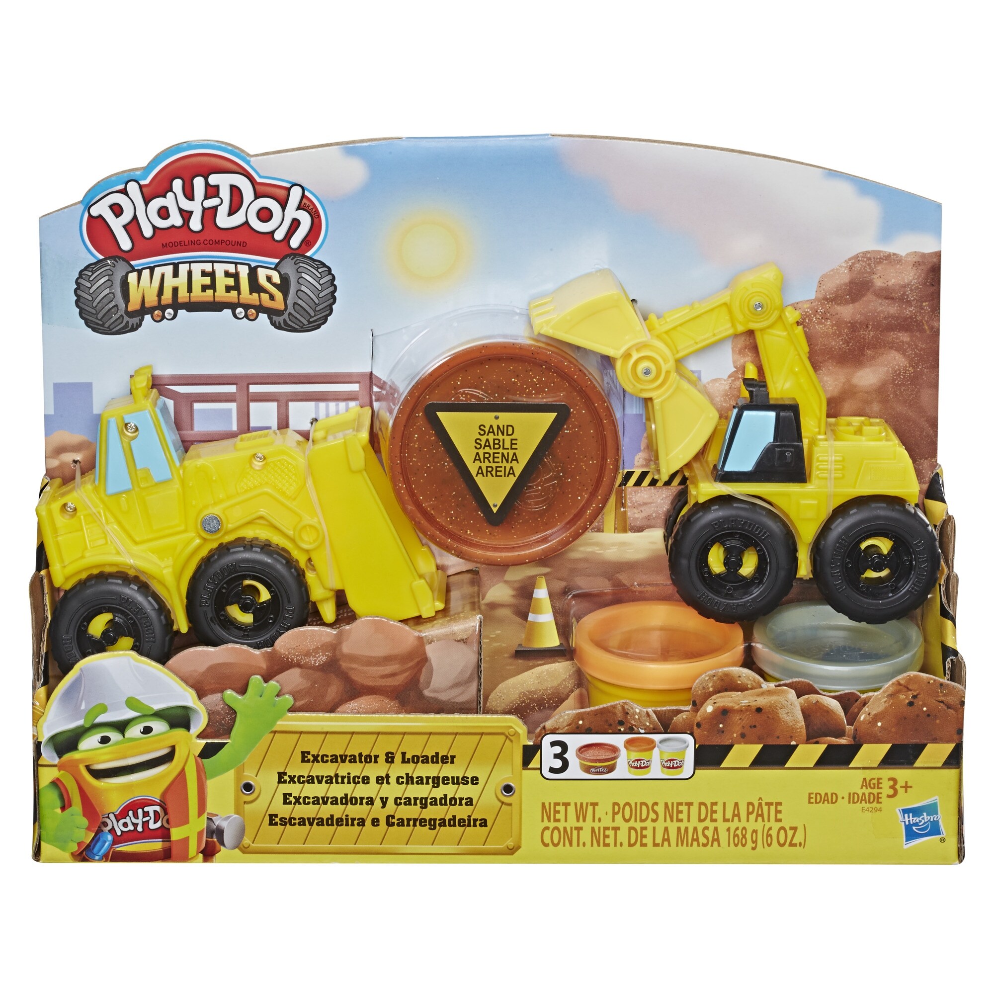 play doh wheels gravel yard construction