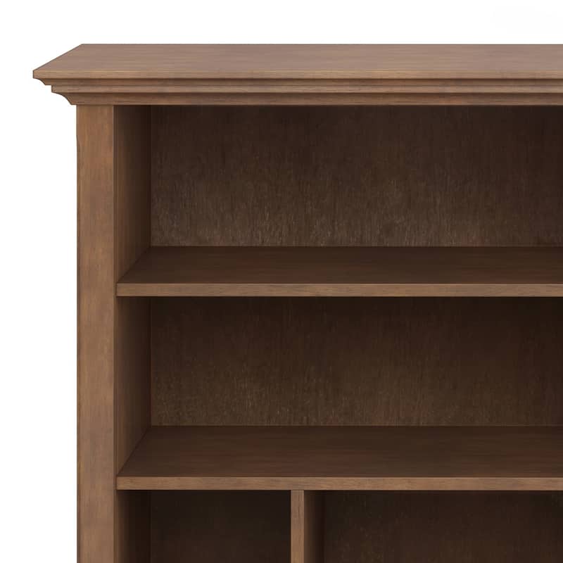 WYNDENHALL Halifax SOLID WOOD 44 inch x 44 inch Transitional Multi Cube Bookcase and Storage Unit - 44"w x 15.75"d x 44"h