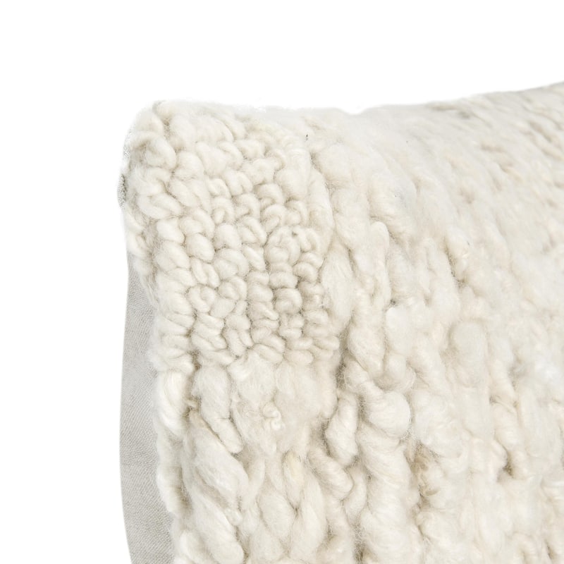 Villa by Classic Home Sinclair 22" Hand Woven Throw Pillow
