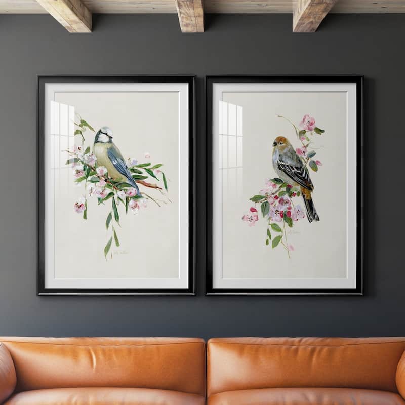 Spring Song Blue Bird Premium Framed Print - Ready to Hang