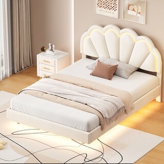 Velvet Smart LED Bed Frame