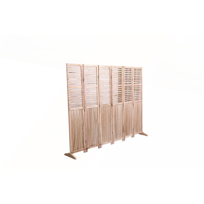 Solid Wood Folding Room Divider