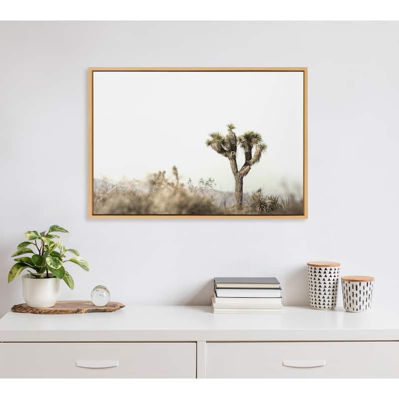 Kate and Laurel Sylvie Joshua Tree Canvas by Saint and Sailor Studios
