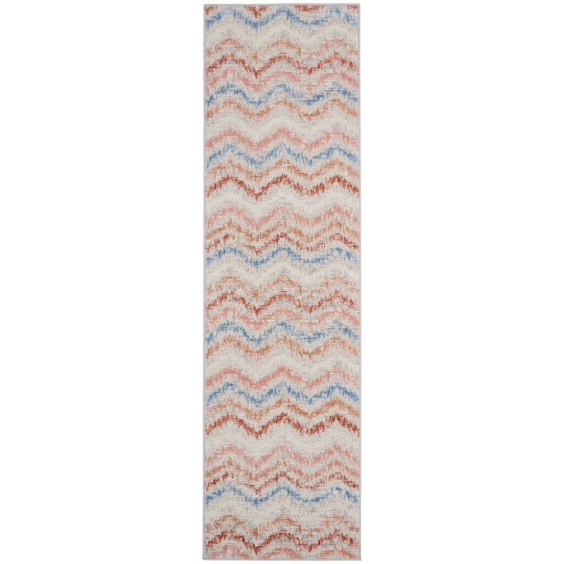 Nourison Elation Chevron Abstract Modern Area Rug