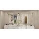 preview thumbnail 127 of 192, KIOTEE Modern Metal Frame Wall Mounted Bathroom Vanity Mirror with 5-year warranty