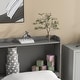 preview thumbnail 5 of 21, Full Bed with Twin Trundle, Drawers & Headboard Bookcase - Compact Design