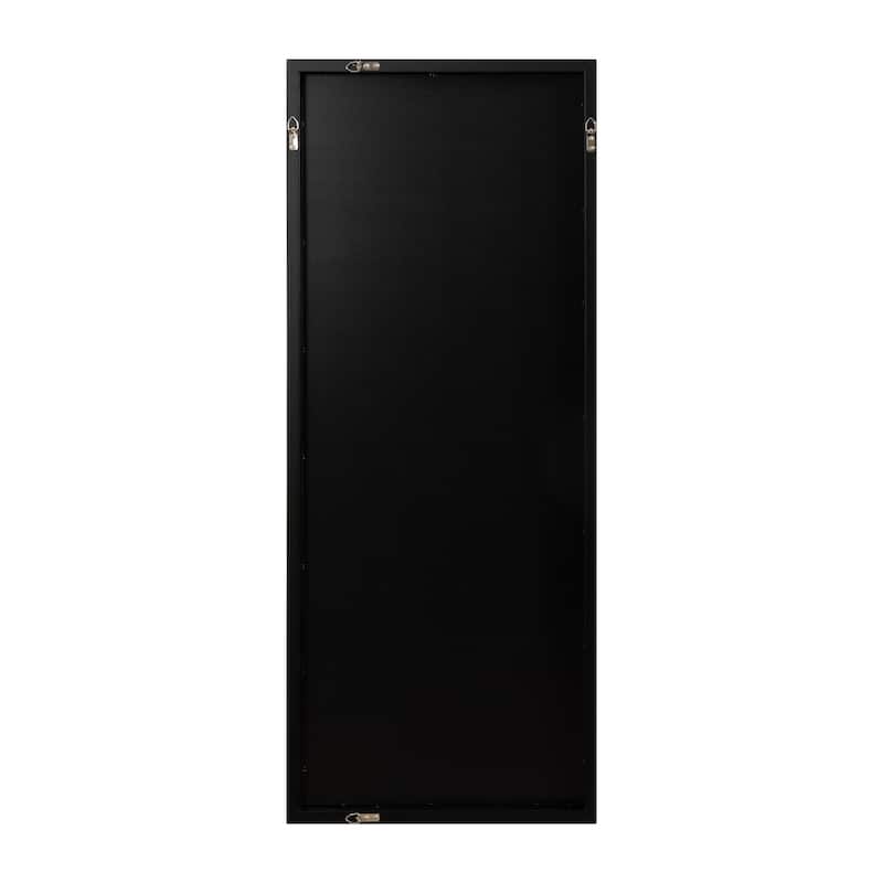 Kate and Laurel Stryker Windowpane Wall Mirror-Wood