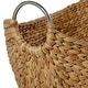 preview thumbnail 37 of 81, Handmade Dried Plant Wicker Contemporary Storage Basket