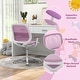 preview thumbnail 12 of 30, Costway Kids Desk Armchair Swivel Mesh Children Computer Chair with - See Details