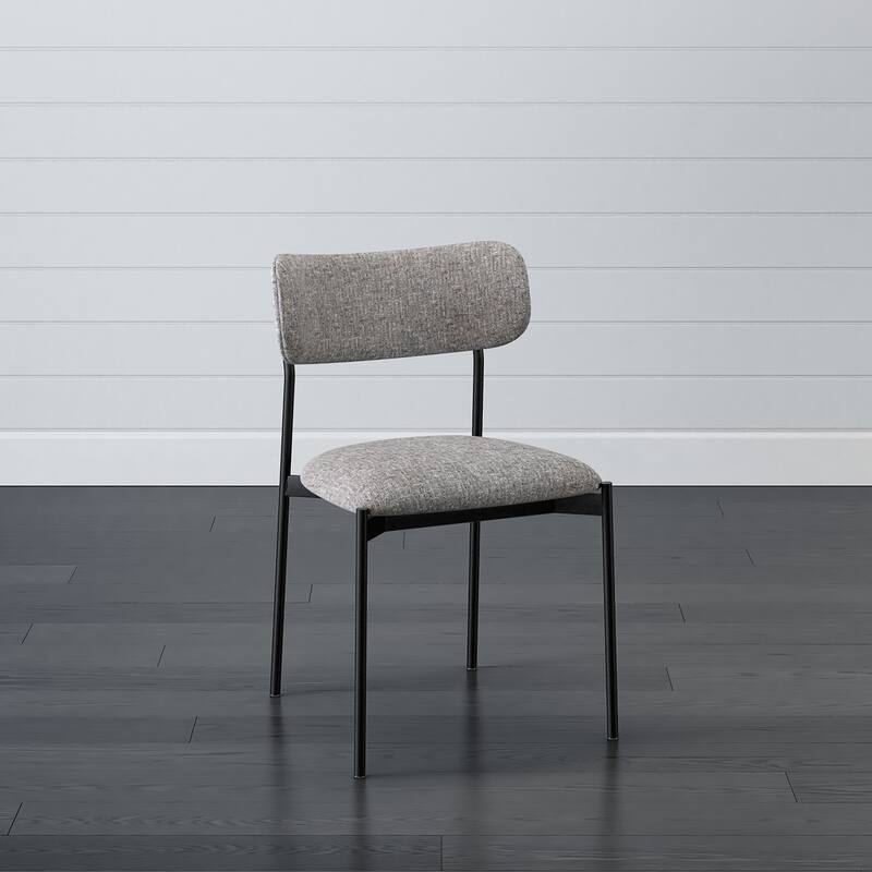 Amisco Yasmina Upholstered Dining Chair with Metal Leg