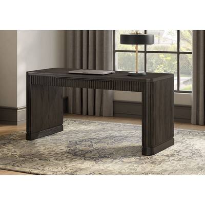 Writing Desk, Executive Writing Desk, Writing Table, Office Desk, Brown
