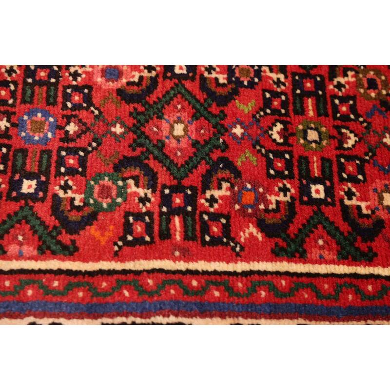 ECARPETGALLERY Hand-knotted Andelz Red Wool Rug - 2'6 x 9'6