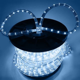 Onebigoutlet 150' LED PVC Tubing Rope Crystal Clear, (Cool White) - Bed ...