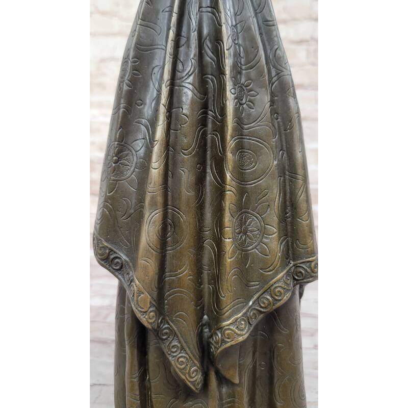 Art Deco Russian Dancer Bronze Statue Demetre Chiparus Sculpture Marble 14 Inches X 6 Inches