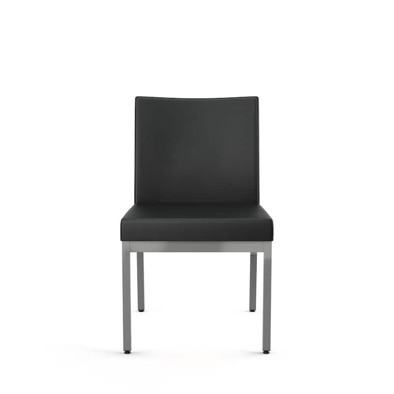 Amisco Perry Set of 2 Upholstered Dining Chairs with Metal Legs