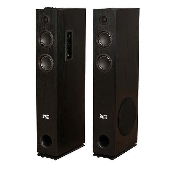 powered floor speakers