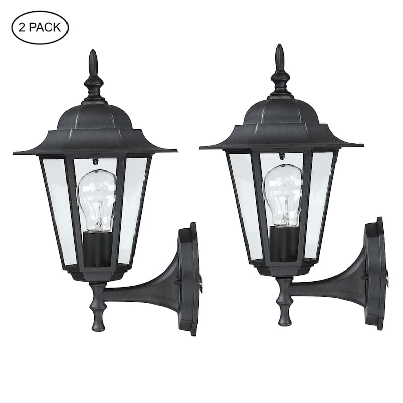 15" in Outdoor Post Light Kits Lantern(1 or 2 Pack could be chosen)