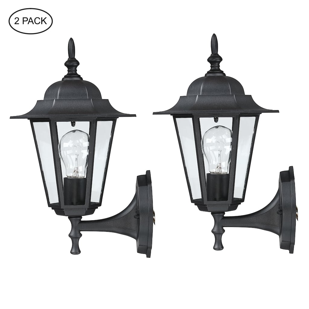 15" in Outdoor Post Light Kits Lantern(1 or 2 Pack could be chosen)