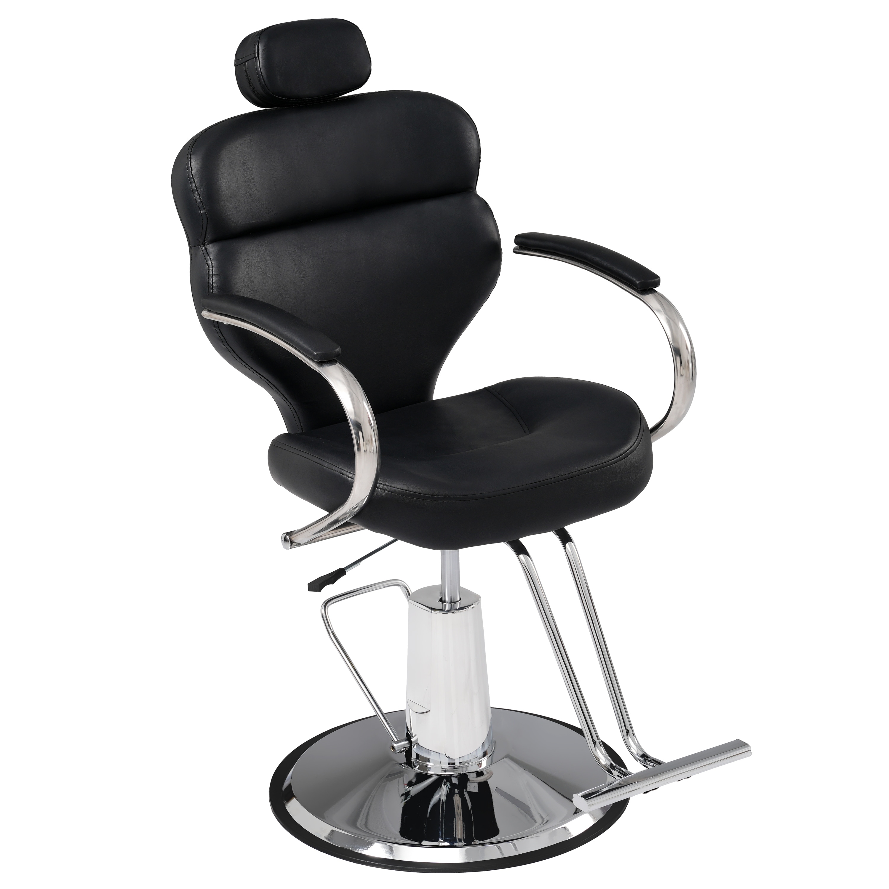 Premium Reclining barber Chair Salon Chair for Hair Stylist - N/A