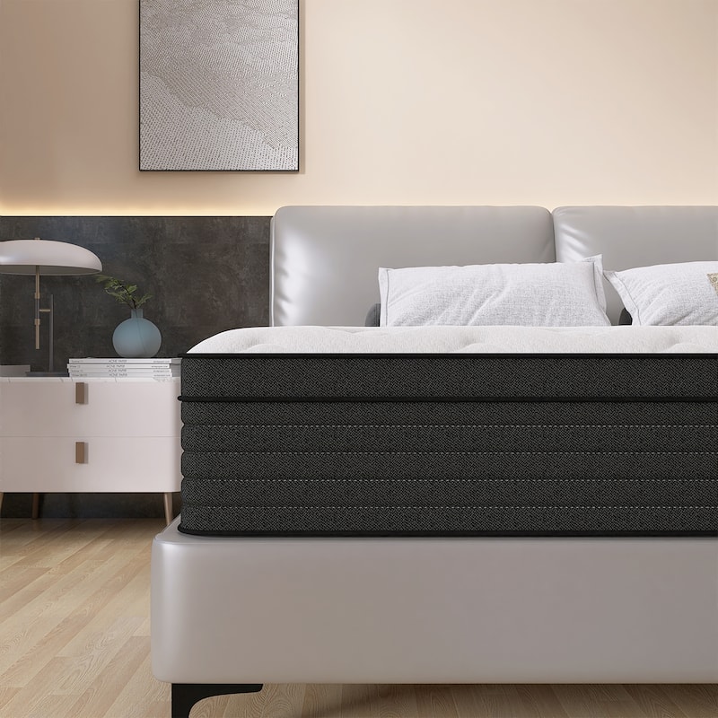 CHEVNI 14" Pillow Top Medium Pocket Spring Hybrid Twin Mattress