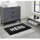 preview thumbnail 57 of 59, Jean Pierre Novelty Cotton Bath Rug - 21"x34" - "His" & "Hers"