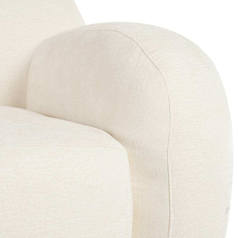 81.5" Ergonomic 3-Seater Curved Sofa, Modular for Living Room, Bedroom, or Apartment