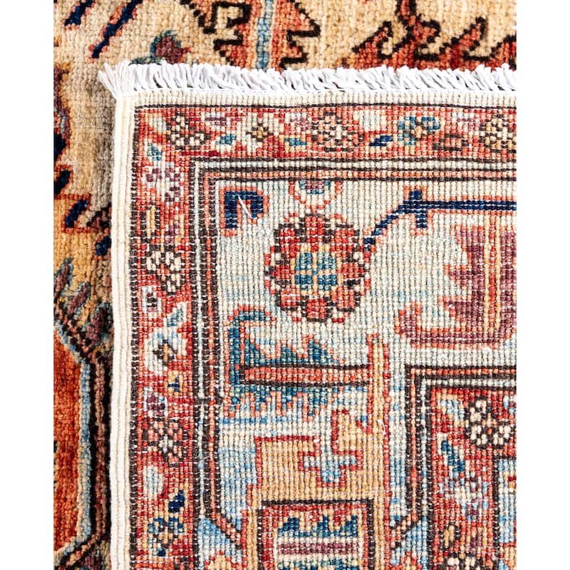 Serapi One-of-a-Kind Hand-Knotted Area Rug - Ivory - 4' 3" x 5' 11"