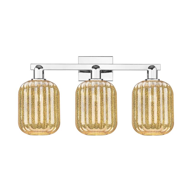 Innovations Lighting Downtown Urban - Preston - 3 Light 26" Jar Shade Bath Vanity Light