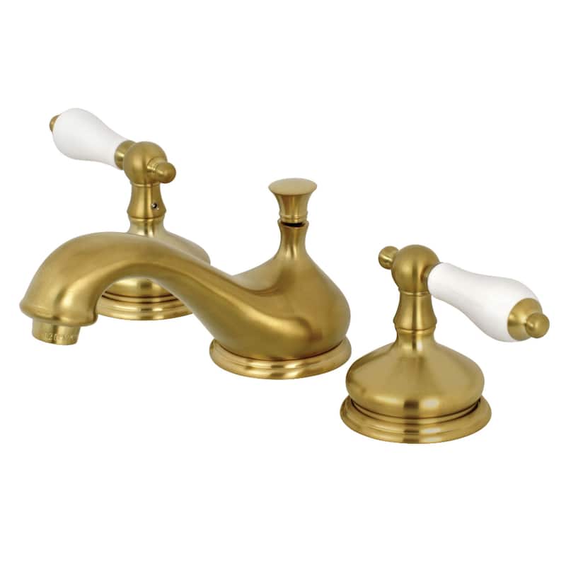 Heritage 8 in. Widespread Bathroom Faucet - Brushed Brass