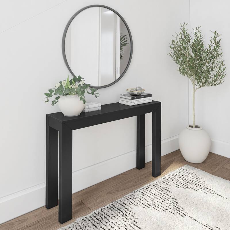 Plank and Beam Modern Console Table - 46" - Black