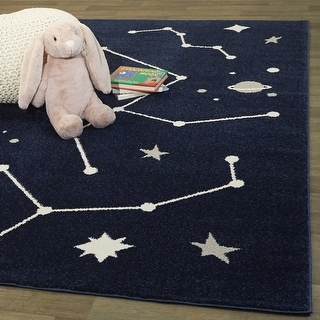 Mod-Tod Galileo Galaxy Kids Area Rug