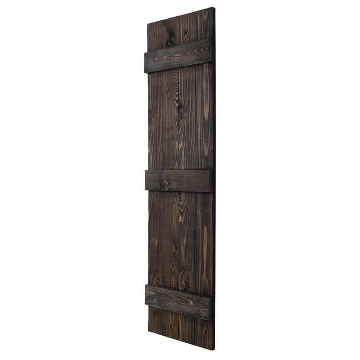 Traditional Board & Batten Exterior Shutters Pair