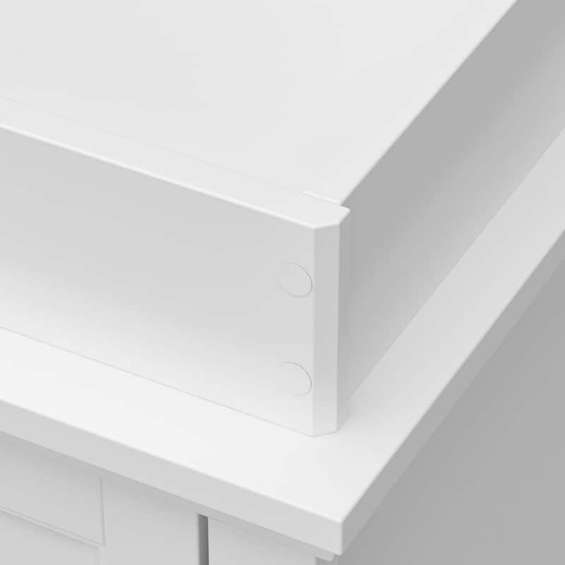 Multipurpose Nursery Dresser with 4 Drawers & Safety Rail
