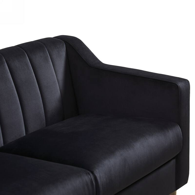 Chesterfield sofa couch,Upholstered sofa with Velvet Fabric and Wooden Frame for Living Room/Bed Room/Office Green