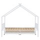 preview thumbnail 5 of 6, Metal Adorable House Twin Size House Bed with Two Drawers