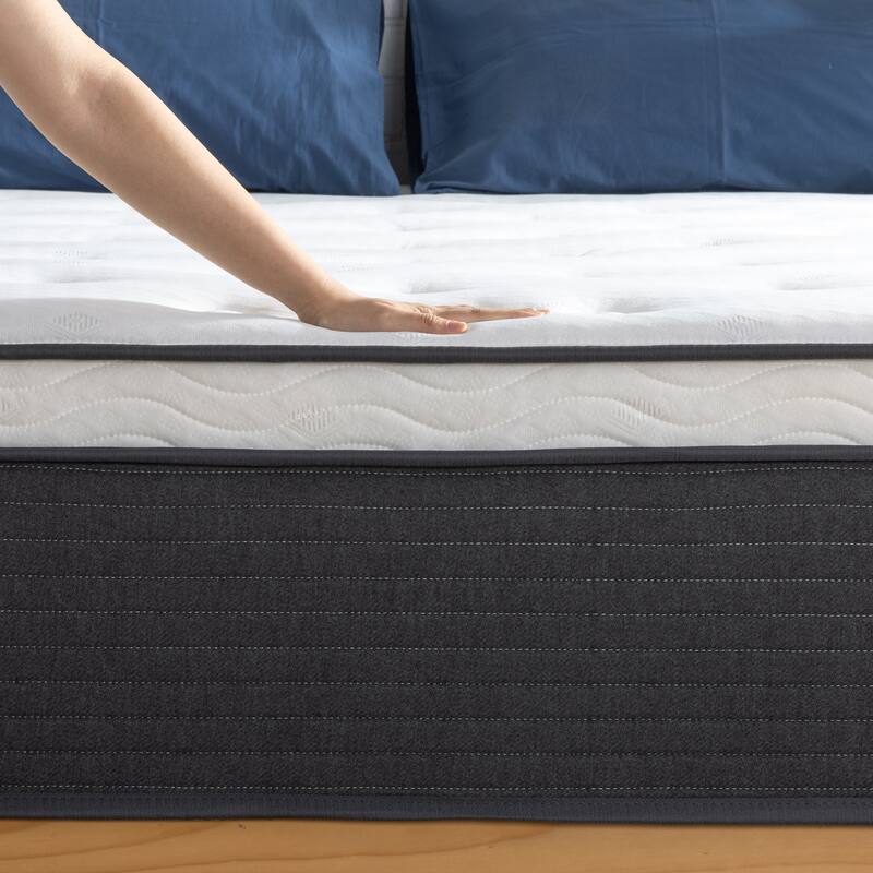 Priage by ZINUS 12 Inch Comfort Essential Pocket Spring Hybrid Mattress