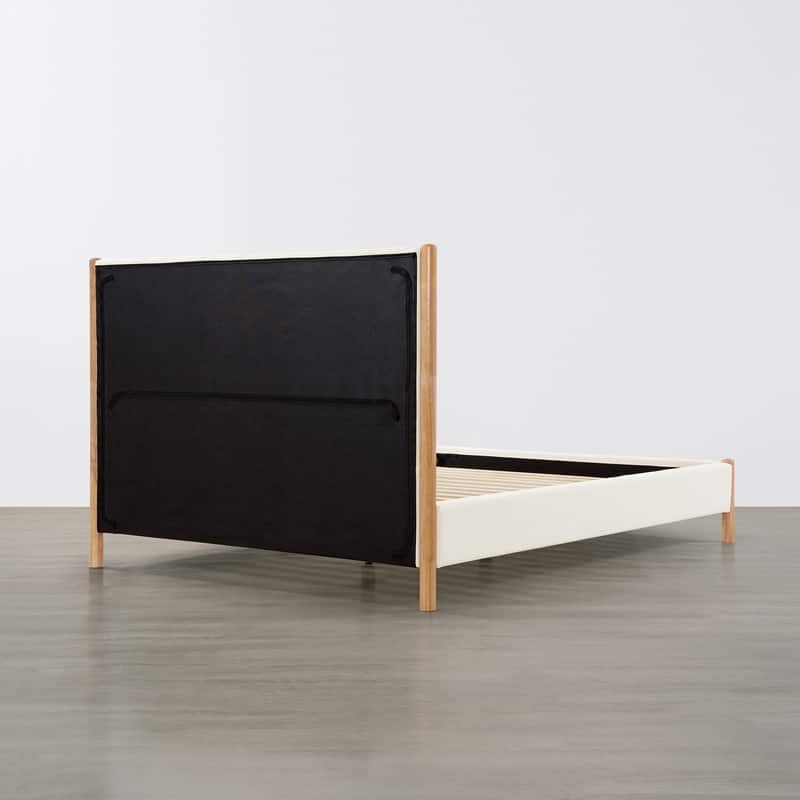 Spruce & Spring Camila Upholstered Platform Bed Frame with Headboard