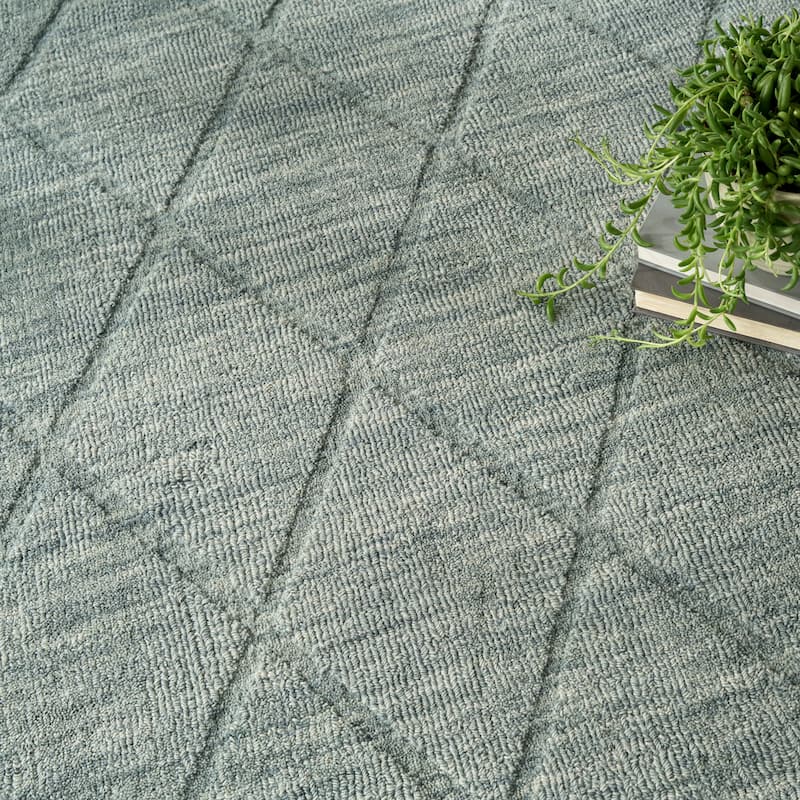 Nourison Wool Haven Indoor only Diamond Wool Area Rug