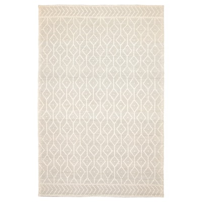 ECARPETGALLERY Braid weave Sienna Cream Wool Rug - 6'2 x 9'5