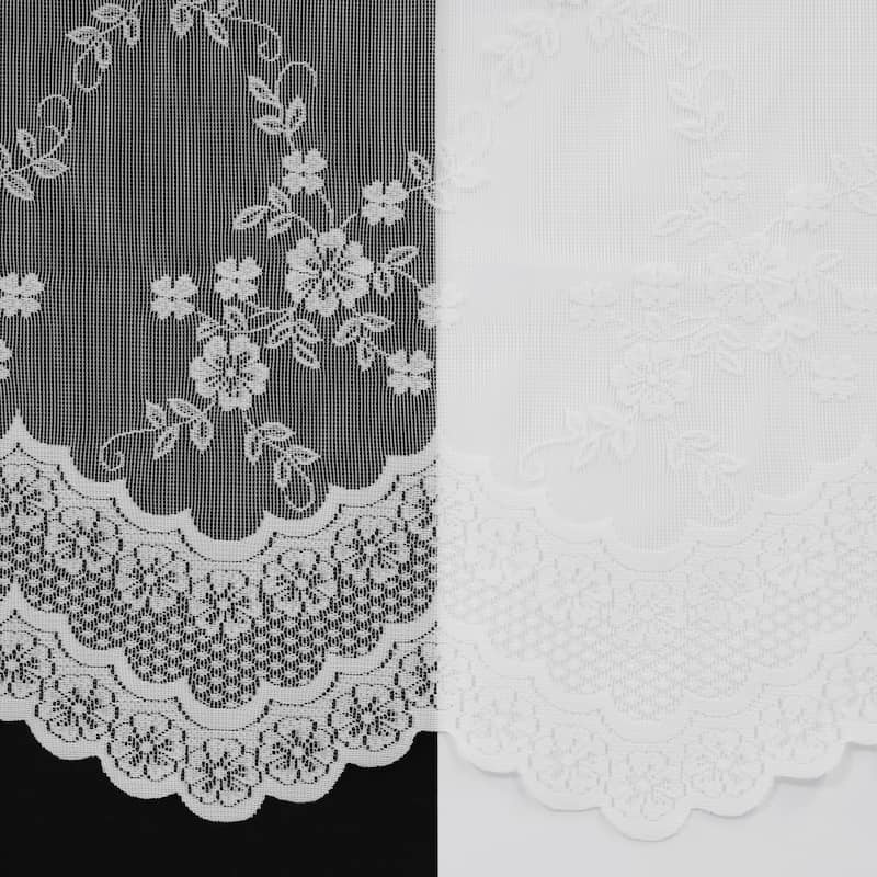 Mona Lisa Jacquard Lace Window Curtain Panel by Habitat
