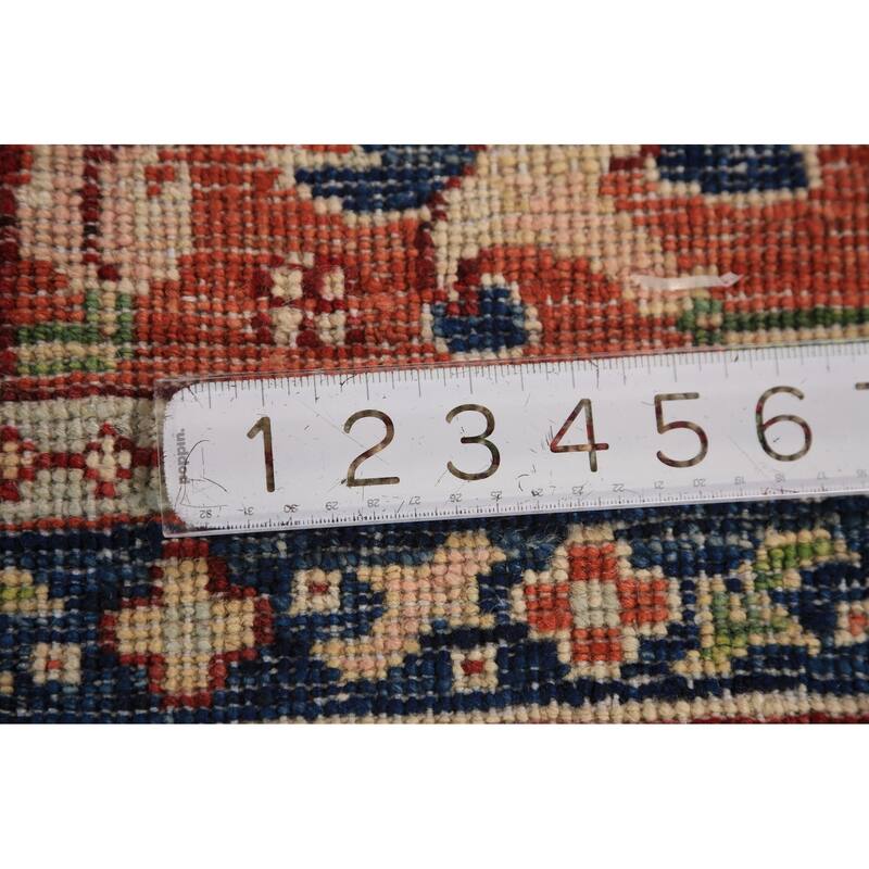 Heriz Serapi Oriental Rug Vegetable Dye Hand-Knotted Wool Carpet - 8'10"x 11'9"