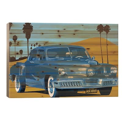 Jack Herer Automobile Print On Wood by High Art - Multi-Color