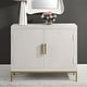preview thumbnail 2 of 9, Uttermost Front Range White 2 Door Cabinet - 40.25"W x 34"H x 13"D