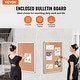 preview thumbnail 53 of 67, White/Enclosed/Large Cork Board Monthly Calendar Whiteboard & Cork Board Combo
