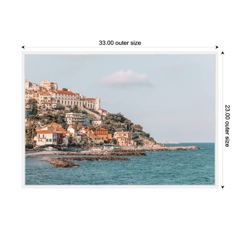 Kate and Laurel Sylvie Imperial Framed Canvas by Alicia Abla