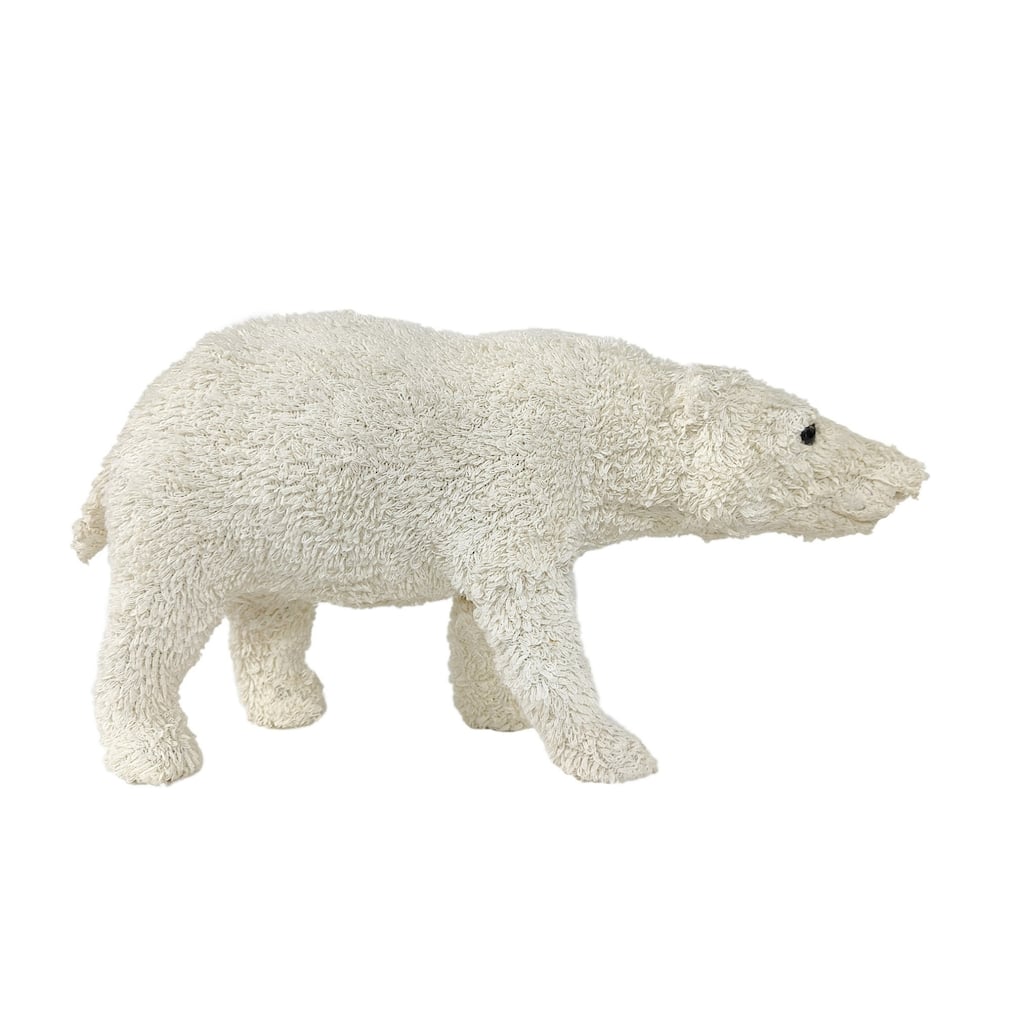 Medium Standing Knitted Boucle Bear - 17"