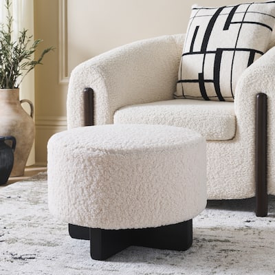 SAFAVIEH Home Alistair Round Ottoman