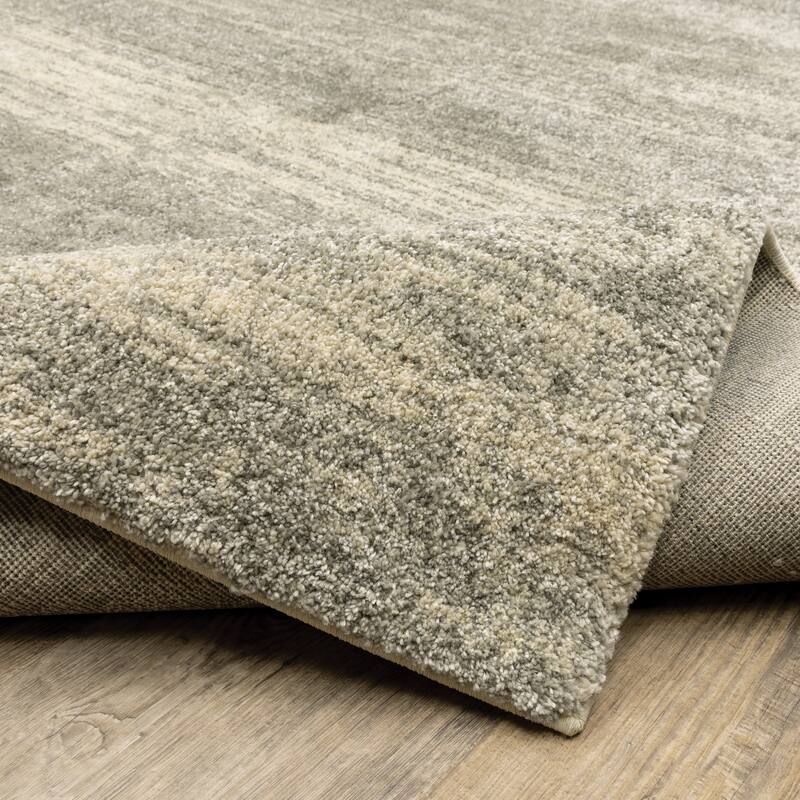 Style Haven Anton Distressed Abstract Gray Area Rug