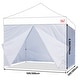 preview thumbnail 2 of 16, Tradesparker 10x10/10x20 Canopy Sidewall Kit 3 Walls+1 Doorwall Fits Pop Up Tents